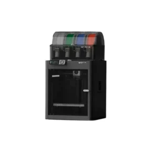 Impresora 3D Bambu Lab P1S con cubierta cerrada y sistema AMS multifilamento