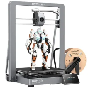 Impresora 3D Creality Ender 3 V3 Plus vista frontal con cinemática CoreXZ