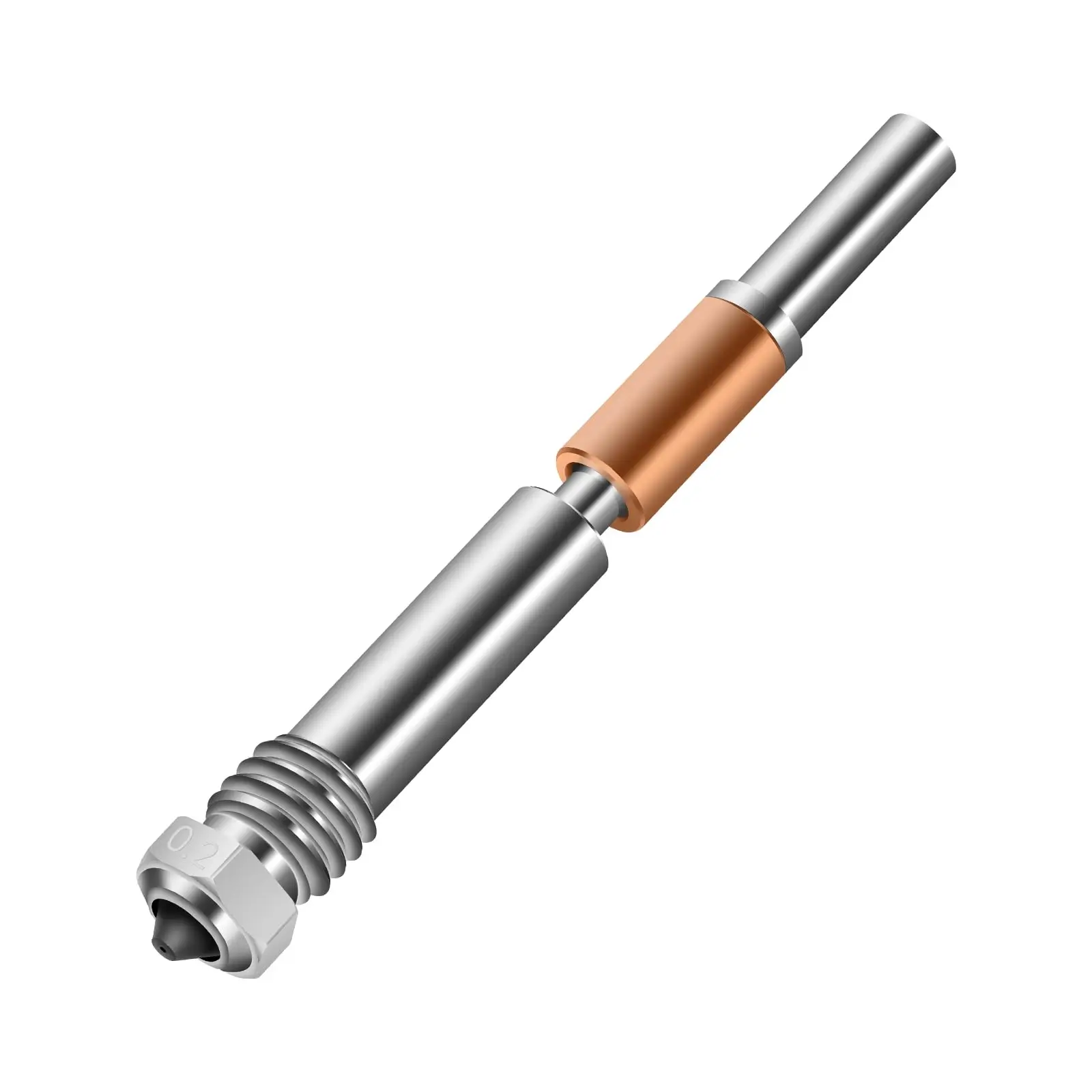 Hotend acero endurecido Bambu Lab X1 y P1 0,4 mm
