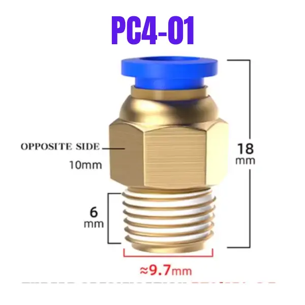 Racor neumático PC4-01
