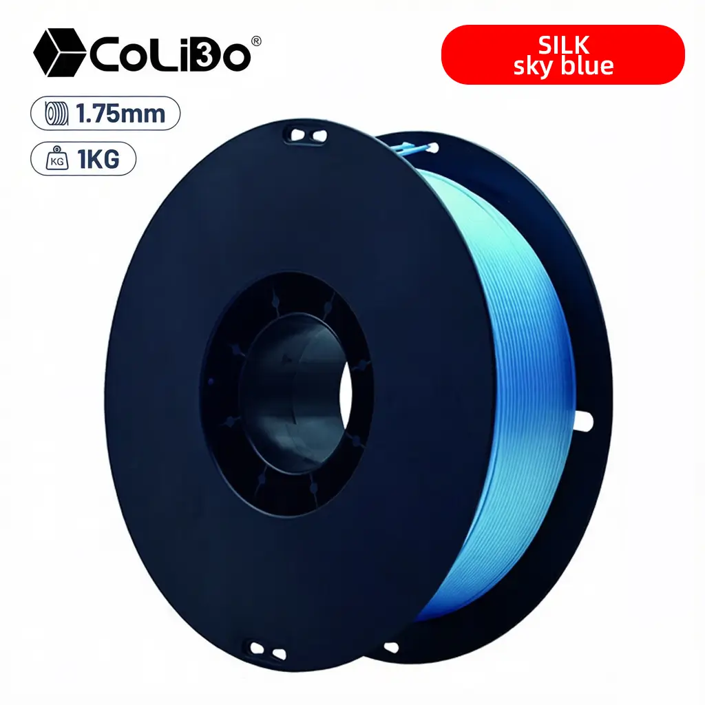 Filamento PLA silk Sky Blue