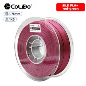 Filamento PLA silk Bicolor Rojo+Verde