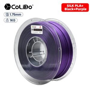Filamento PLA silk Bicolor Negro Púrpura