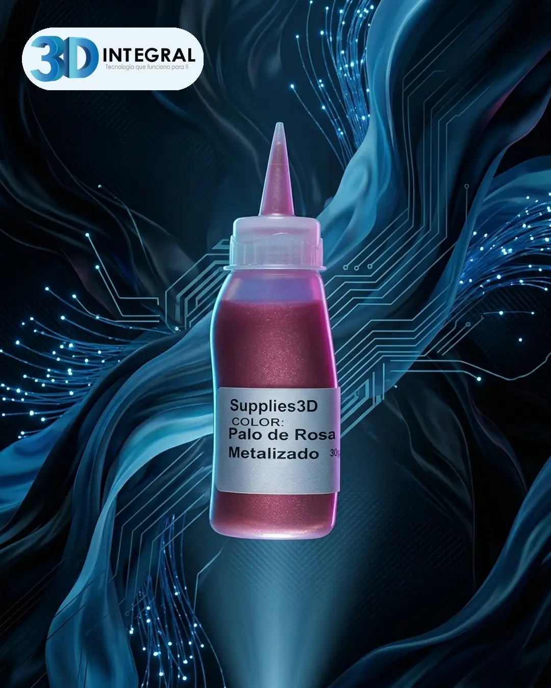 Pintura automotriz palo de rosa metalizado 30 ml