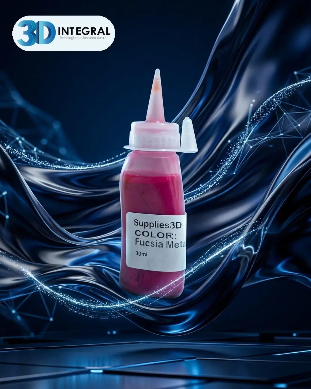 Pintura automotriz fucsia metalizado 30 ml
