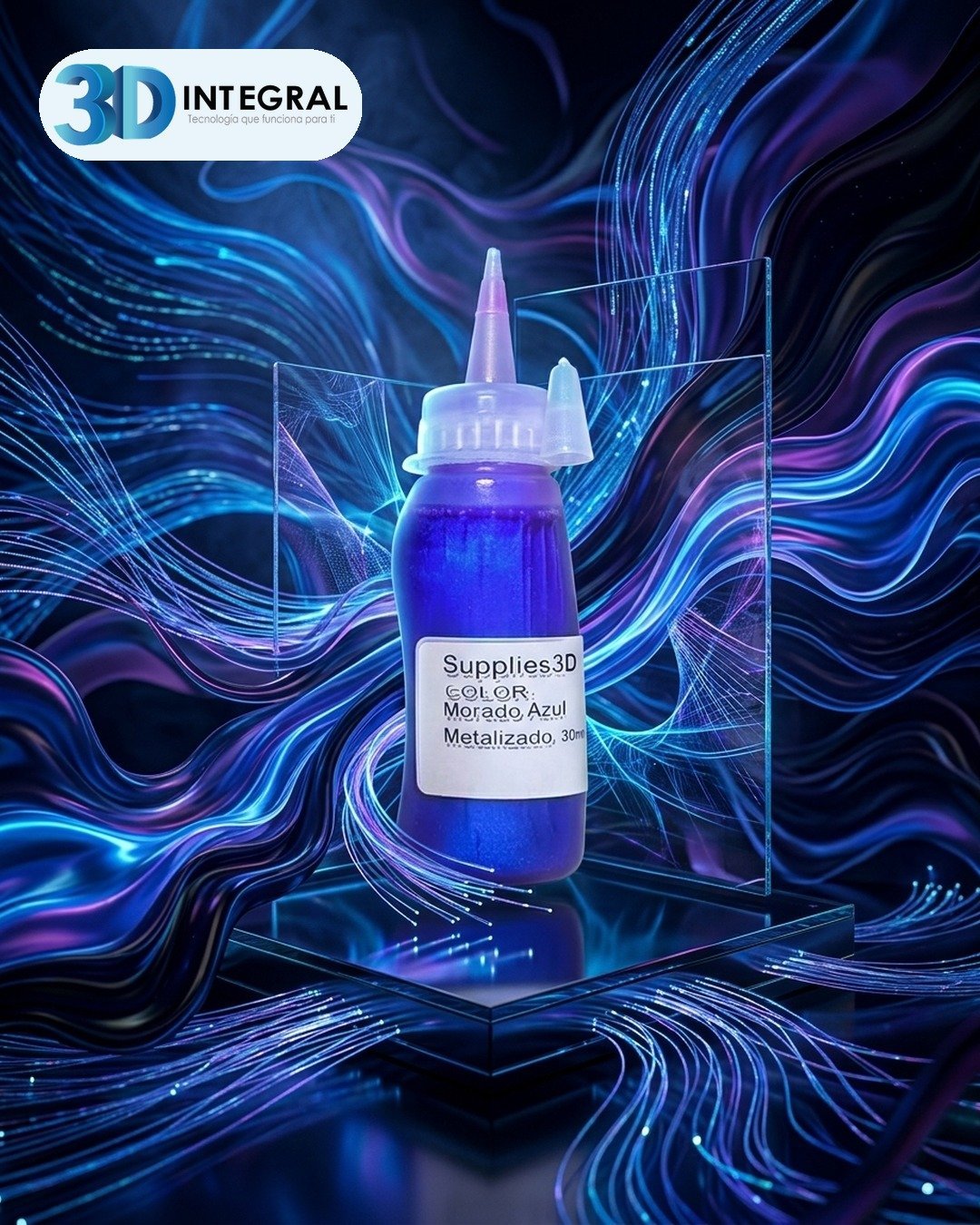 Pintura automotriz azul morado metalizado 30 ml
