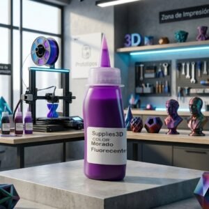 Pintura automotriz morado fluorescente 30 ml