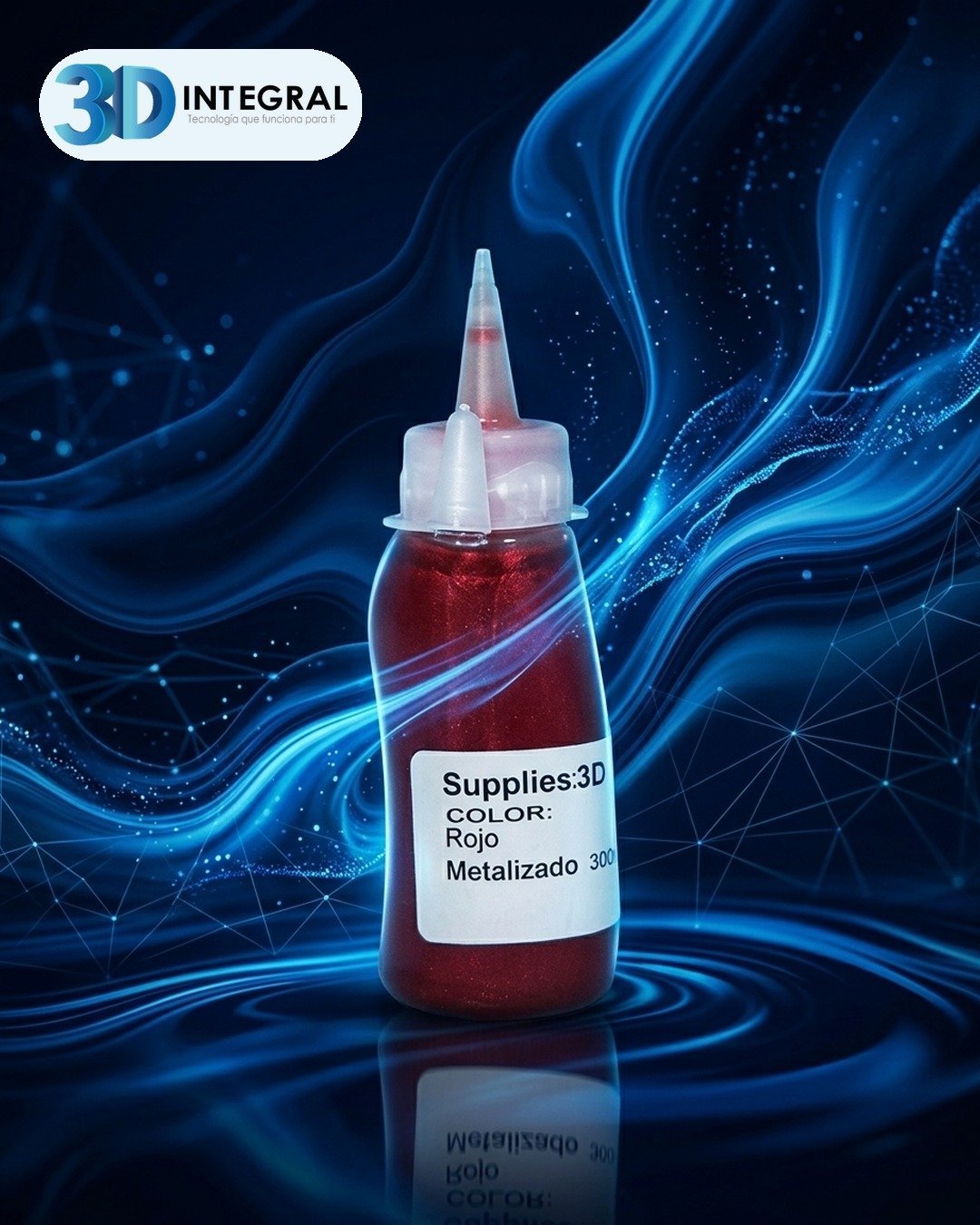 Pintura automotriz rojo metálico 30 ml
