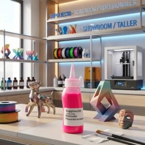 Pintura automotriz rosado fluorescente 30 ml