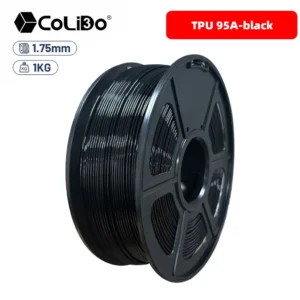 Filamento flexible TPU 95A Negro