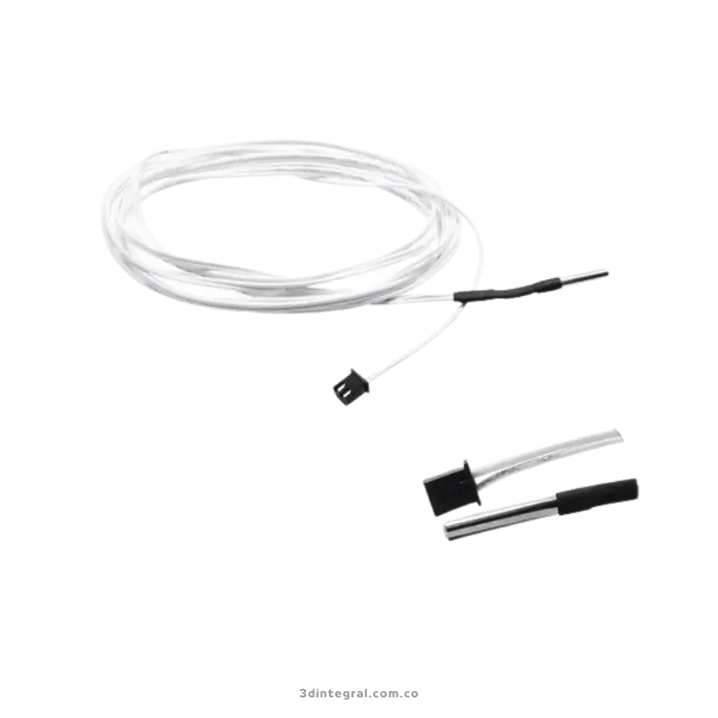 Termistor NTC 100K 3 × 15 mm con conector XH2.54